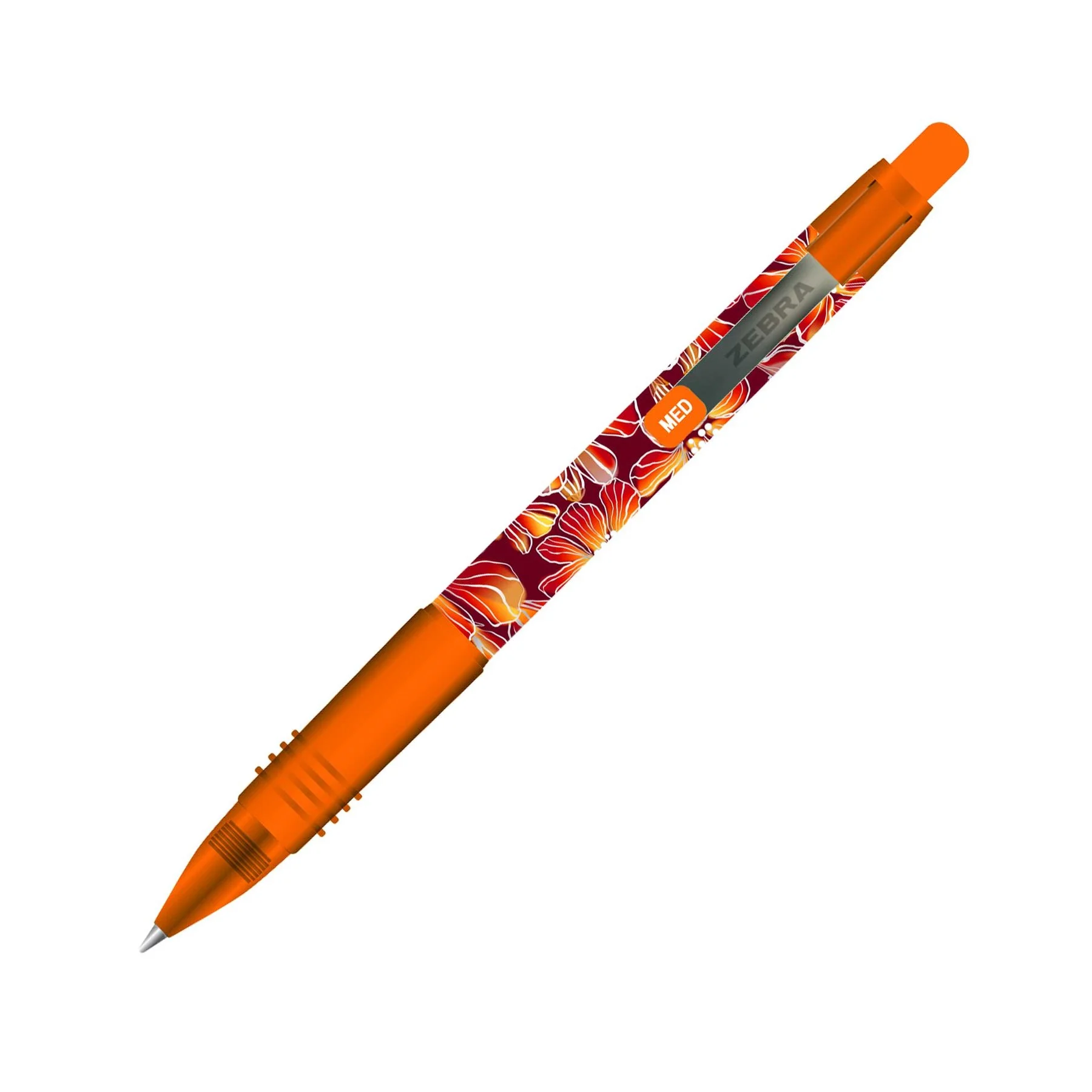 Zebra Ballpoint Z-Grip Tropical, 1.0 mm, orange