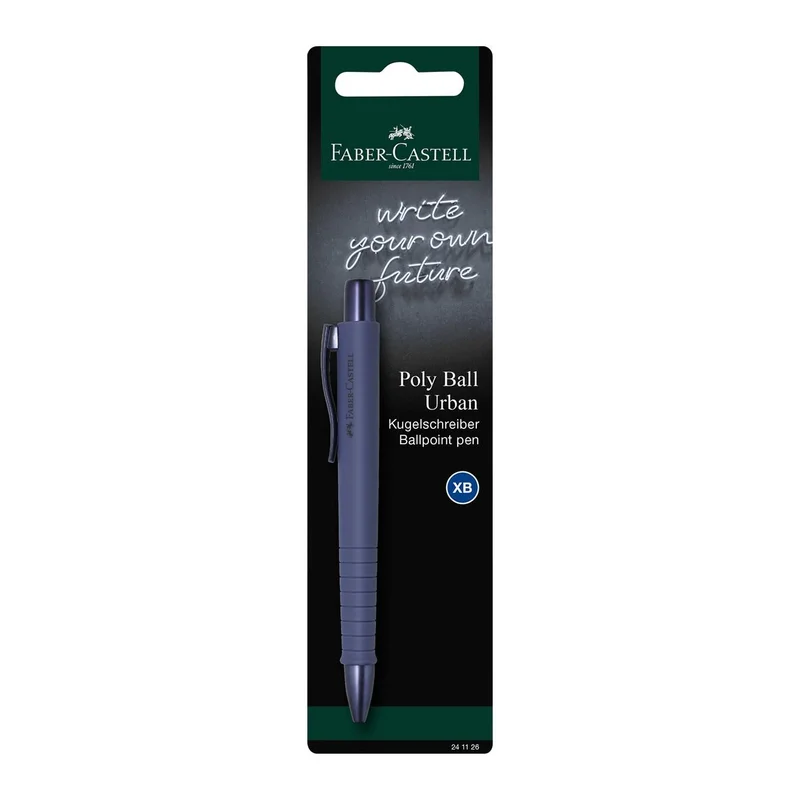 Faber-Castell Химикалка Poly Ball Urban, XB, здрач