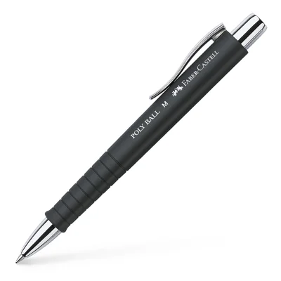 Faber-Castell Ballpoint Pen Poly Ball M, black