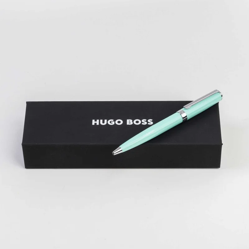 Hugo Boss Ballpoint Pen Gear Icon, boxed, light green
