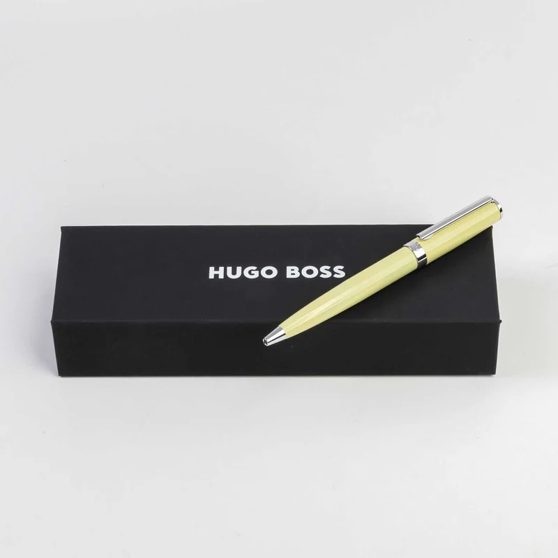 Hugo Boss Pen Gear Icon, in box, yellow