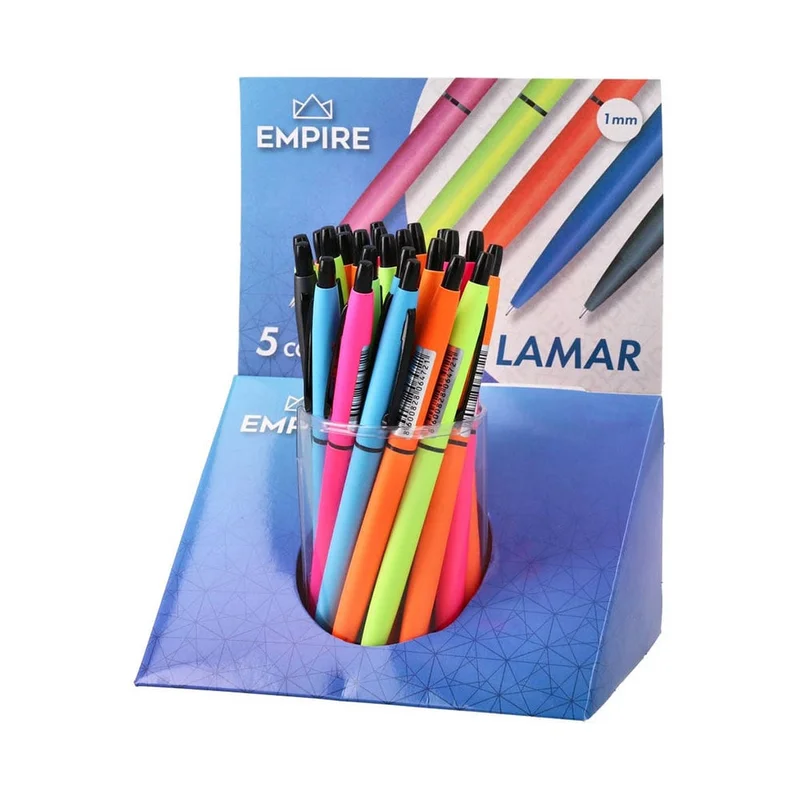 Empire Lamar Pen, retractable, 1.0 mm, neon, assorted, 1 pc