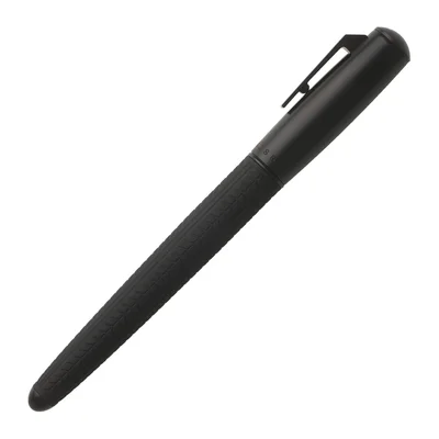 Hugo Boss Писалка Pure Tire, в кутия, черна