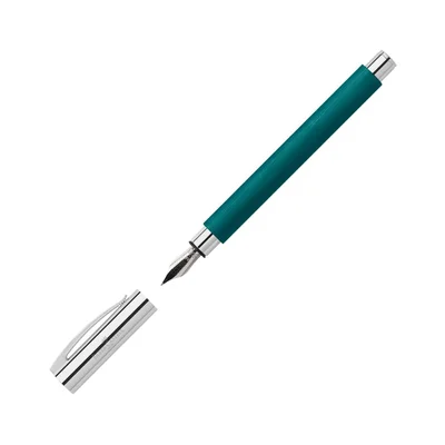 Faber-Castell Писалка Ambition, M, синьо-зелена
