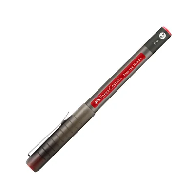 Faber-Castell Ролер Free Ink Needle, 0.7 mm, червен