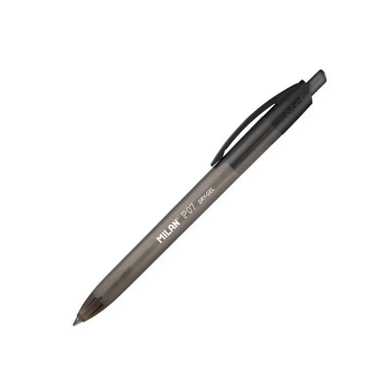 Milan Gel roller P07, automatic, 0.7 mm, black