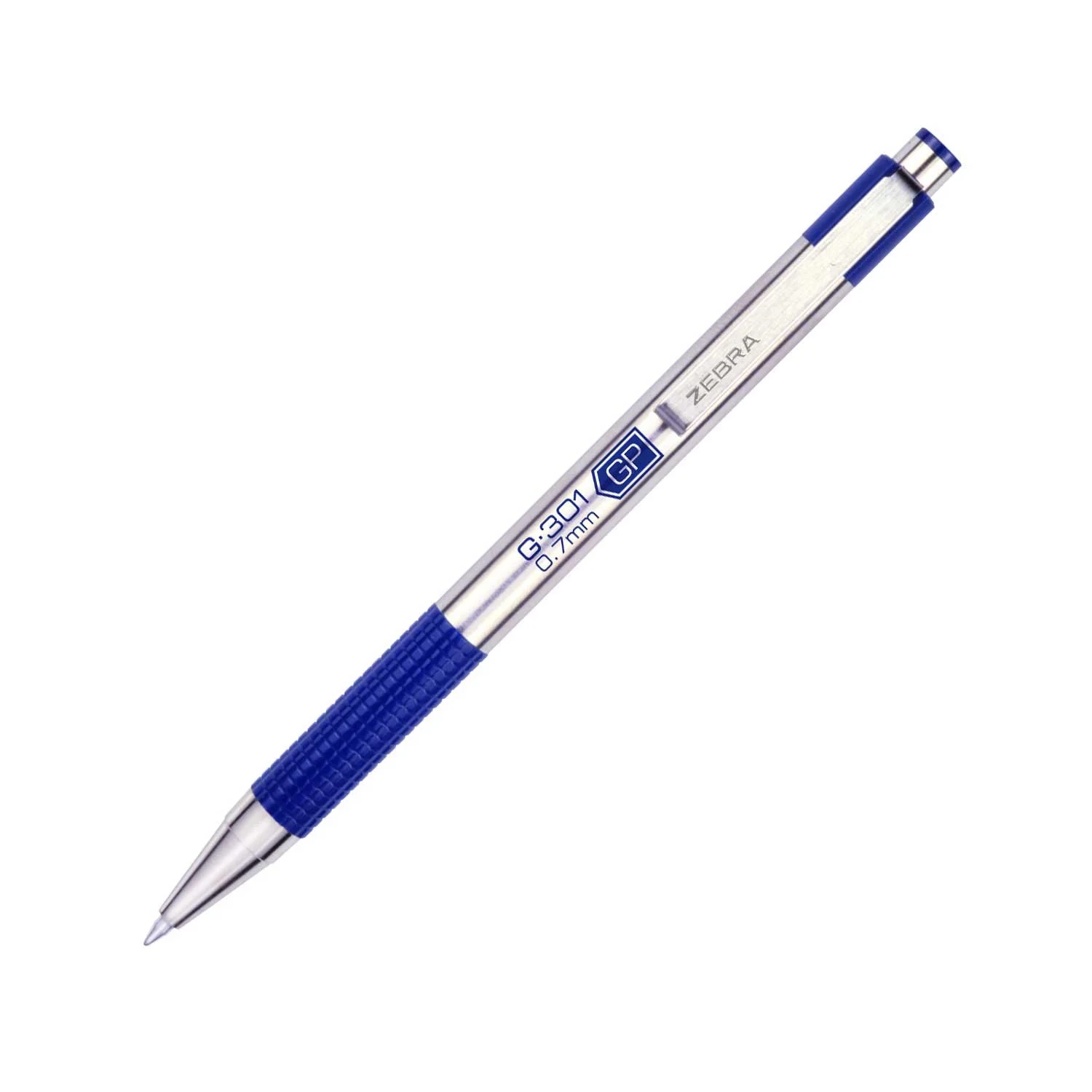 Zebra Gel roller G-301, retractable, 0.7 mm, blue
