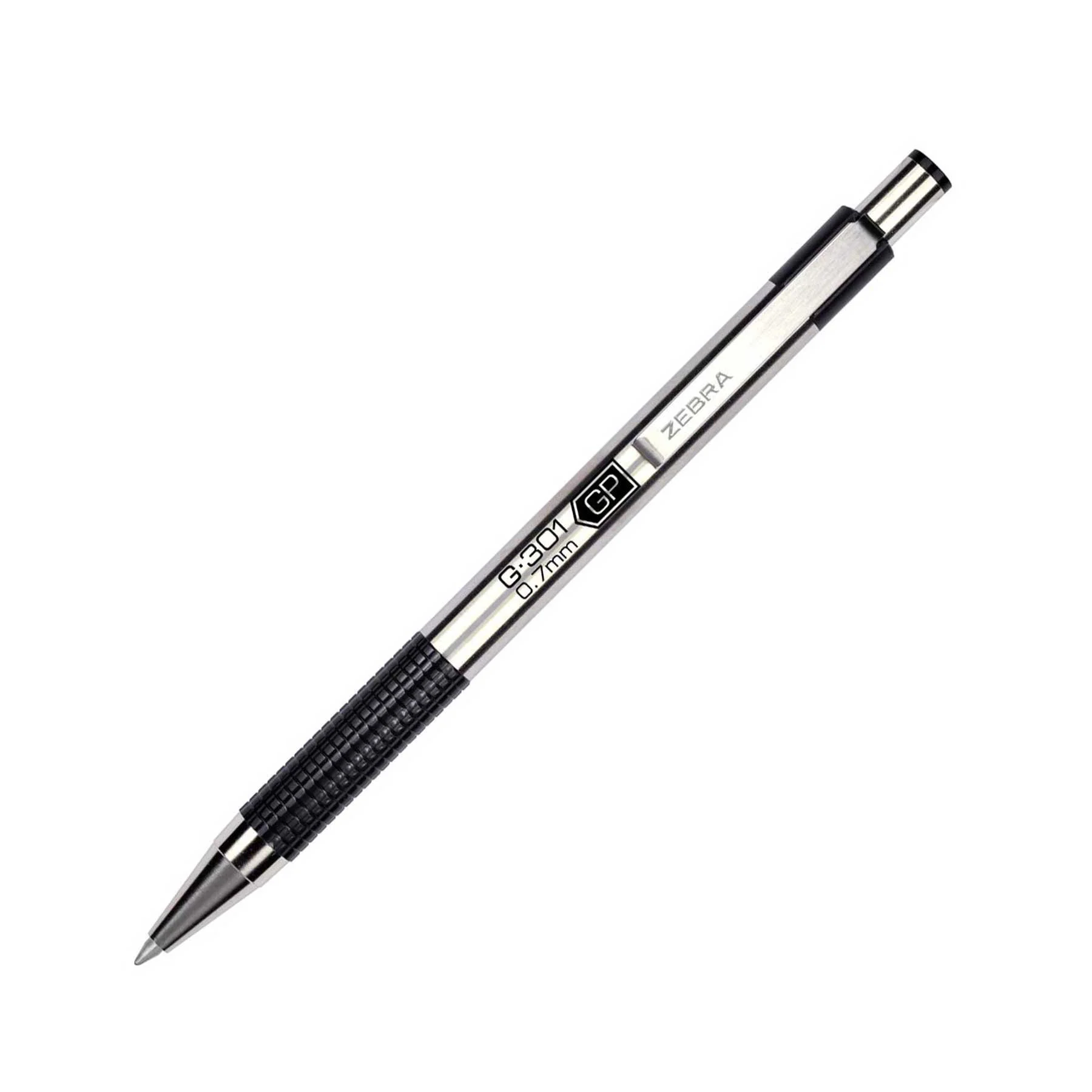Zebra Gel roller G-301, automatic, 0.7 mm, black