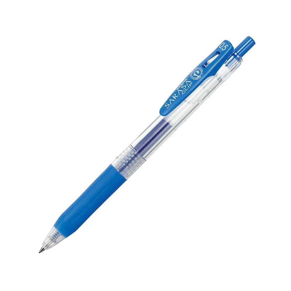 Zebra Gel roller Sarasa Clip, retractable, 0.5 mm, light blue