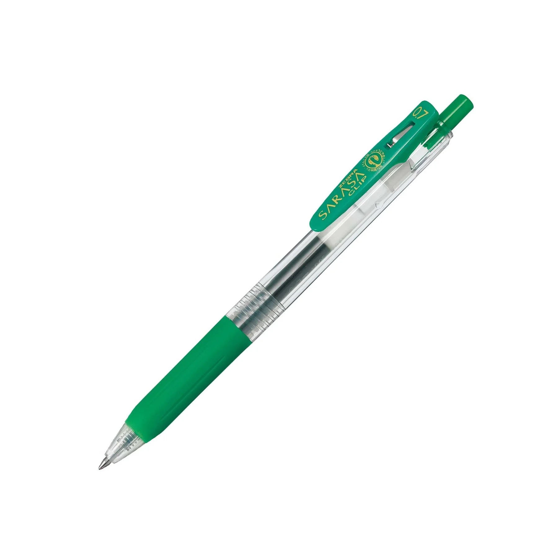 Zebra Gel roller Sarasa Clip, automatic, 0.7 mm, green