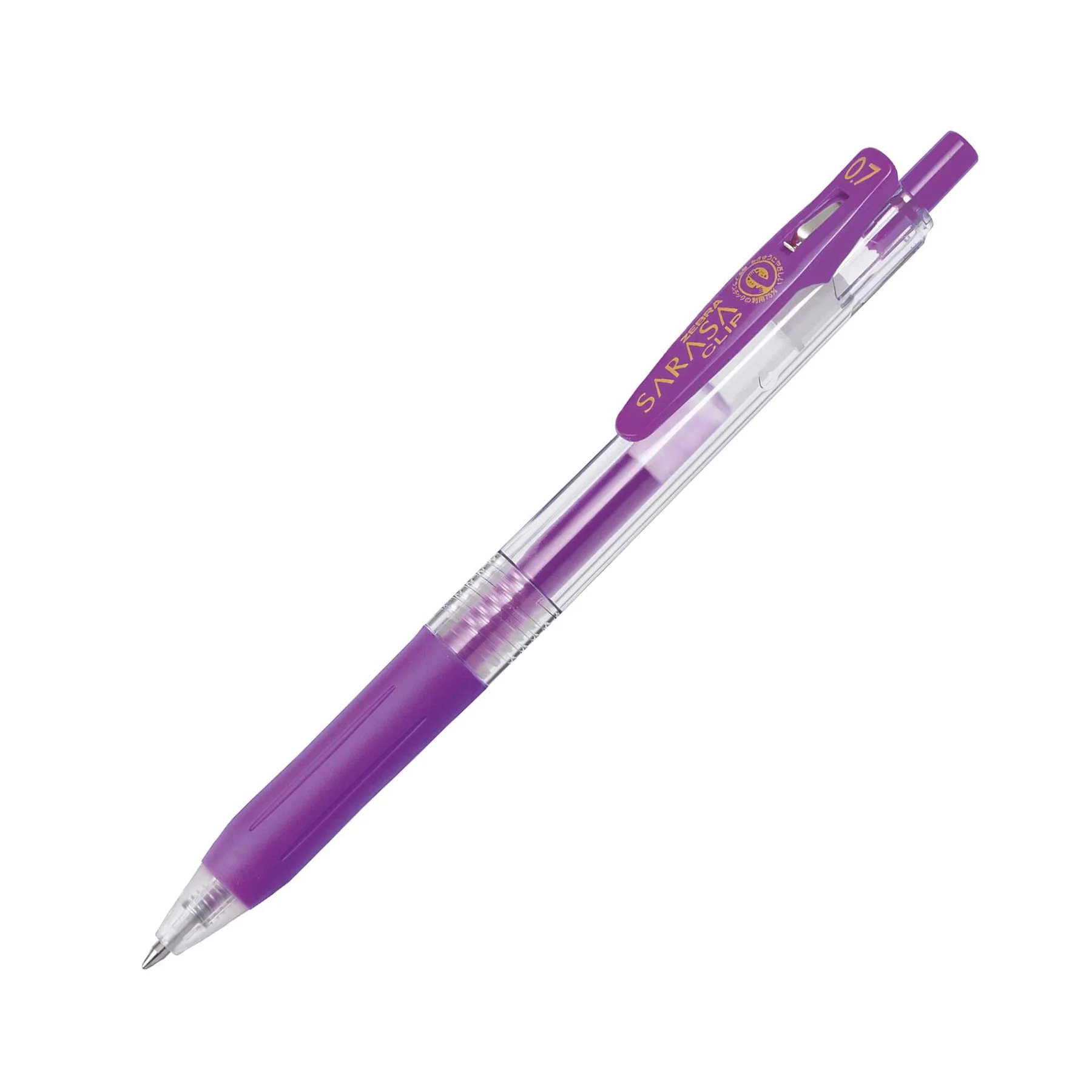 Zebra Gel Roller Sarasa Clip, retractable, 0.7 mm, purple