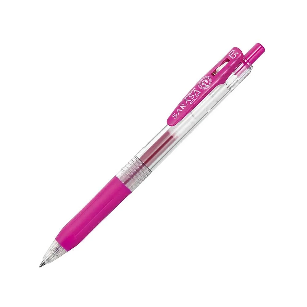 Zebra Gel Roller Sarasa Clip, retractable, 0.5 mm, magenta