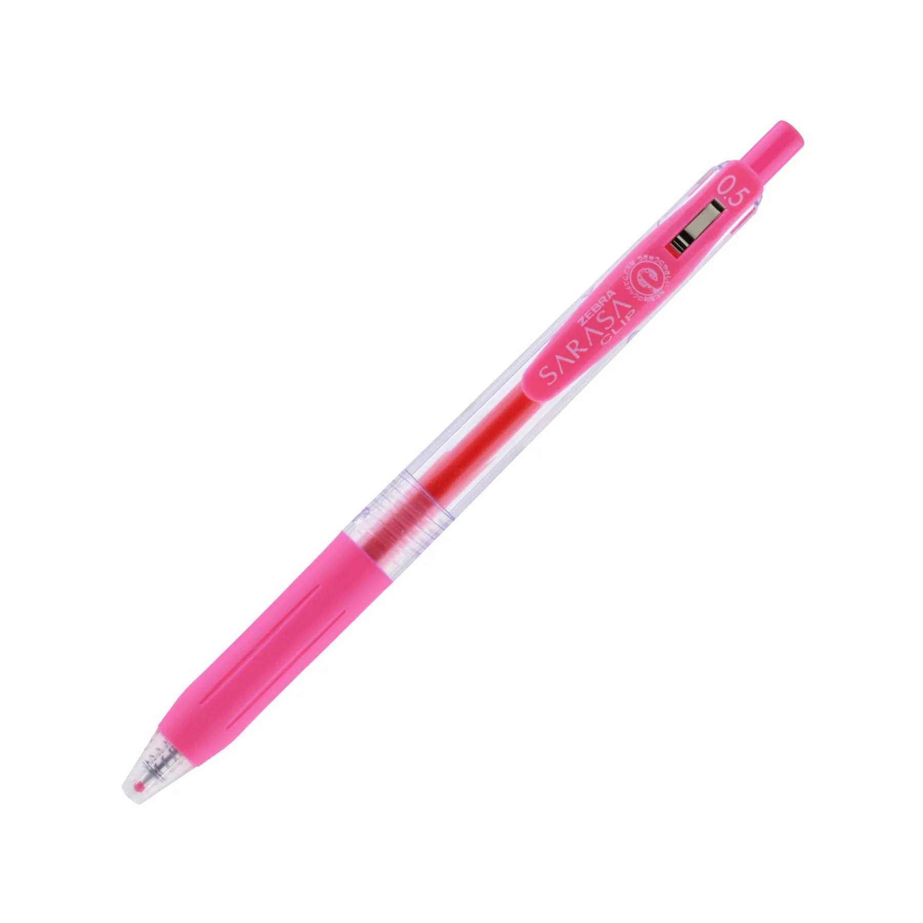 Zebra Gel roller Sarasa Clip, retractable, 0.5 mm, pink