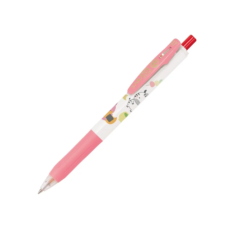 Zebra Гел ролер Sarasa Clip Kawaii, 0.7 mm, 5 броя, 4 цвята