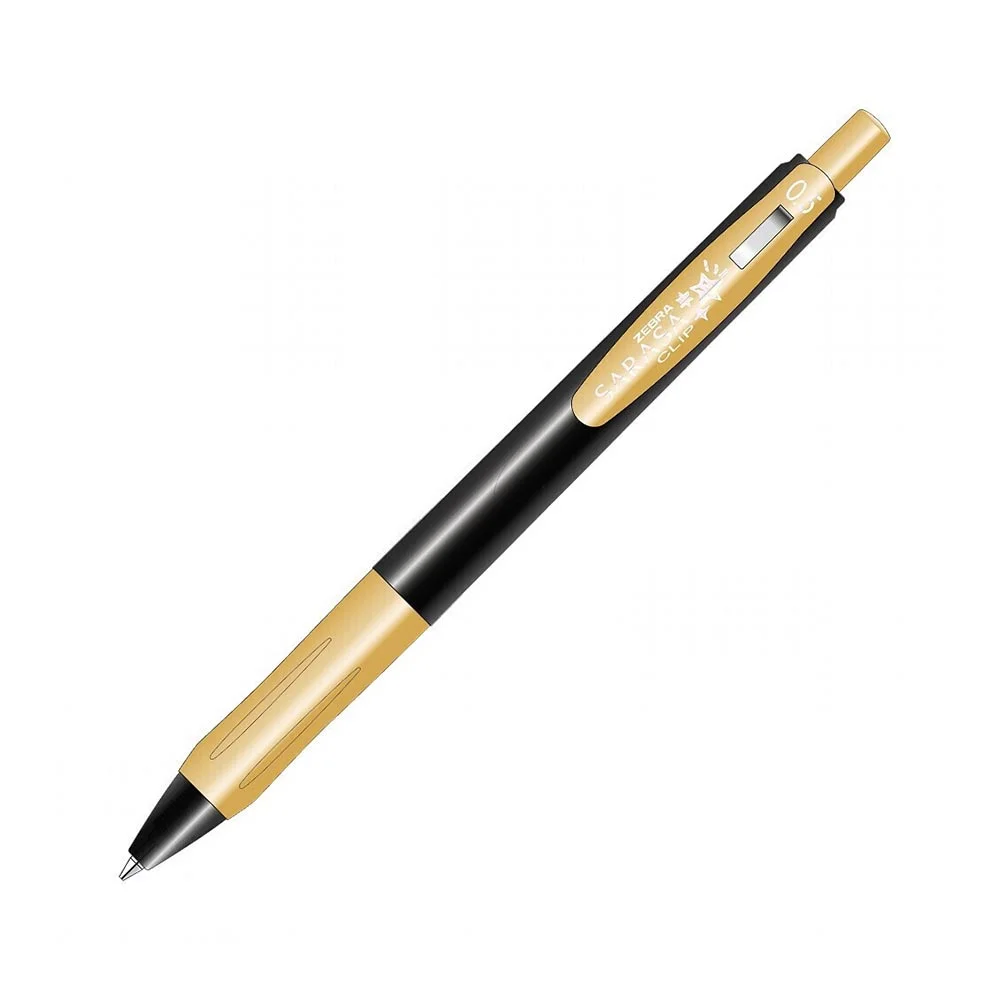 Zebra Gel roller Sarasa Clip Decoshine, 0.5 mm, gold