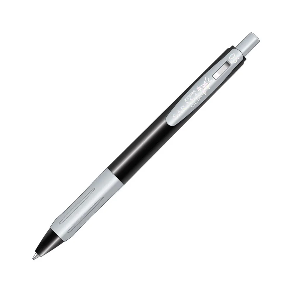 Zebra Gel roller Sarasa Clip Decoshine, 0.5 mm, silver