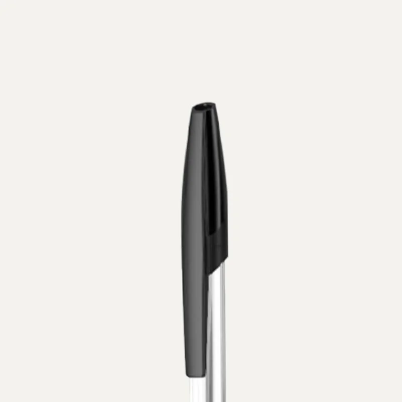 Beifa gel roller TA608-01B7, with cap, 0.7 mm, transparent, black