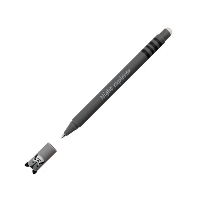 Eberhard Faber Гел ролер Raccoon, изтриваем, 0.7 mm, синьо мастило