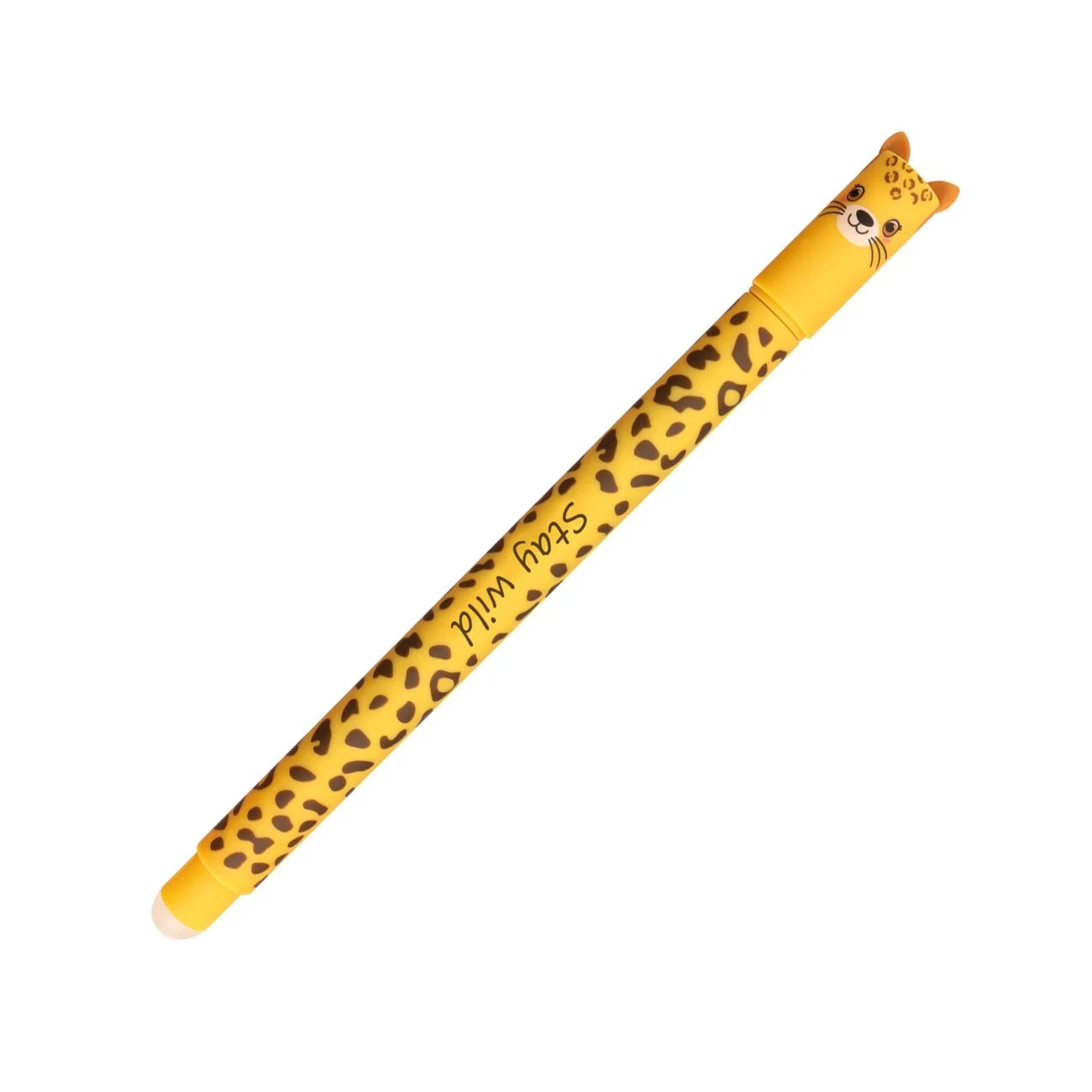 Eberhard Faber Гел ролер Leopard, изтриваем, 0.7 mm, синьо мастило