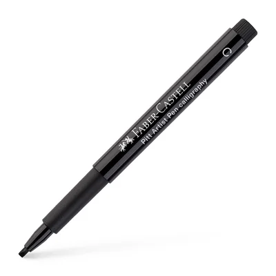 Faber-Castell Pitt Artist Fineliner, for calligraphy, black