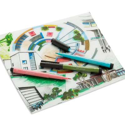 Faber-Castell Pitt Artist brush pens, Earth, 12 colors