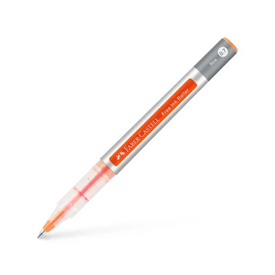 Faber-Castell Ролер Free Ink, 0.7 mm, оранжев