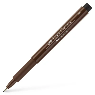 Faber-Castell Pitt Artist Pen fineliner, F, No. 175, dark sepia
