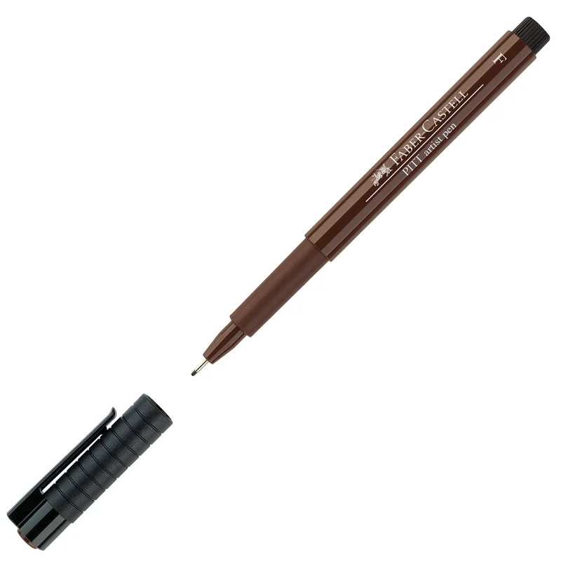 Faber-Castell Pitt Artist Pen fineliner, F, No. 175, dark sepia