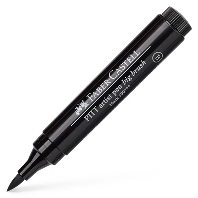 Faber-Castell Brush Pen Pitt Artist Pen, BB, No. 199, Black