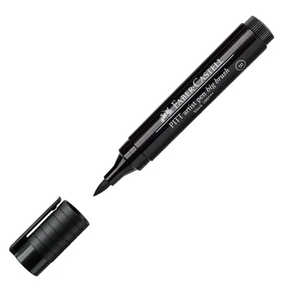 Faber-Castell Brush Pen Pitt Artist Pen, BB, No. 199, Black