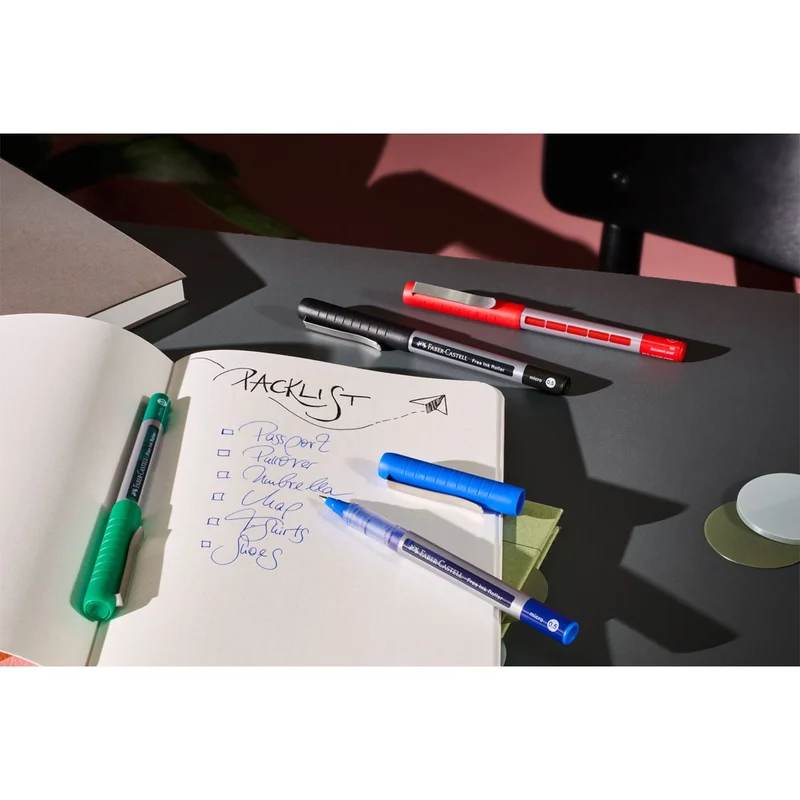 Faber-Castell Ролер Free Ink, 0.5 mm, зелен