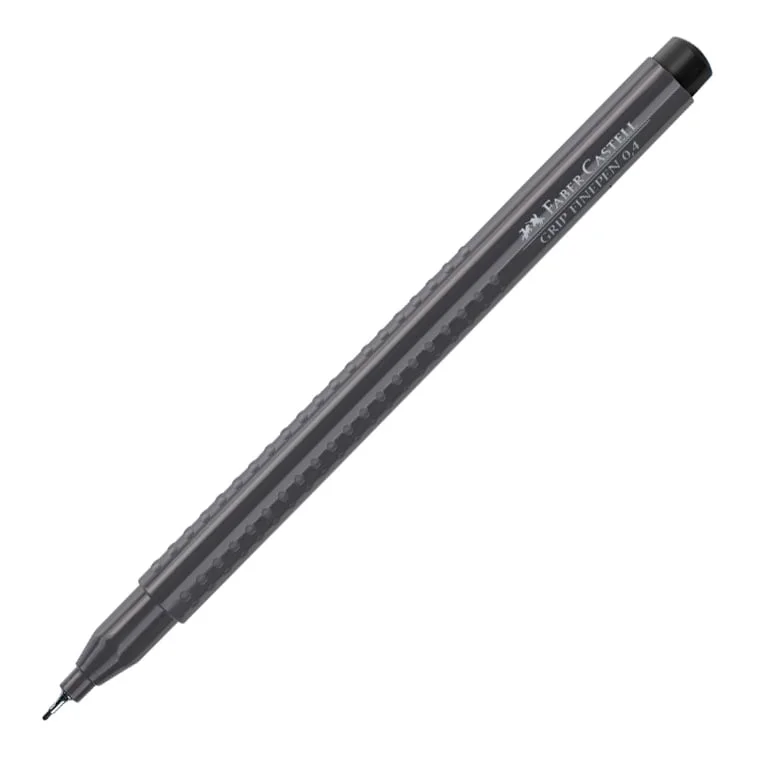 Faber-Castell Fineliner Grip, 0.4 mm, black