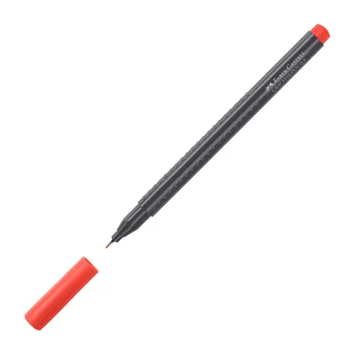 Faber-Castell Fineliner Grip, 0.4 mm, red