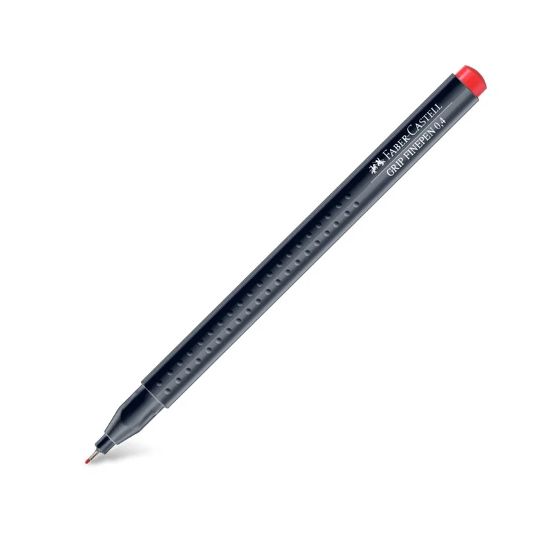 Faber-Castell Fineliner Grip, 0.4 mm, red