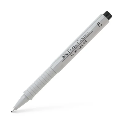 Faber-Castell Fineliner Ecco Pigment, 0.7 mm, black