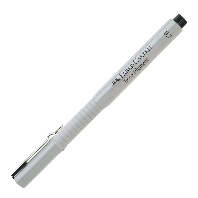 Faber-Castell Fineliner Ecco Pigment, 0.7 mm, black