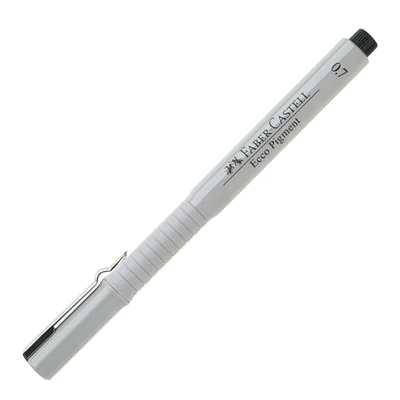 Faber-Castell Fineliner Ecco Pigment, 0.7 mm, black