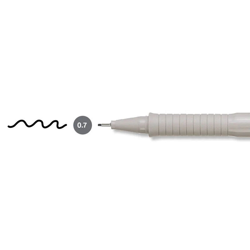 Faber-Castell Fineliner Ecco Pigment, 0.7 mm, black