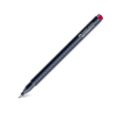 Faber-Castell Fineliner Grip, 0.4 mm, Deep Red
