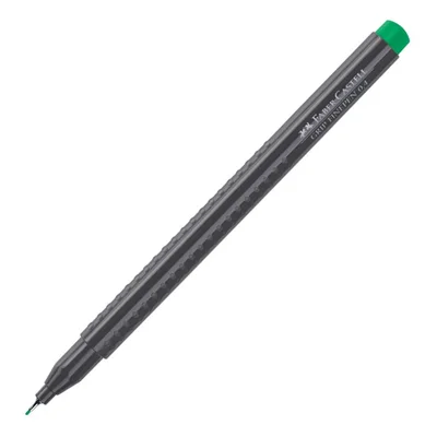 Faber-Castell Fineliner Grip, 0.4 mm, emerald green