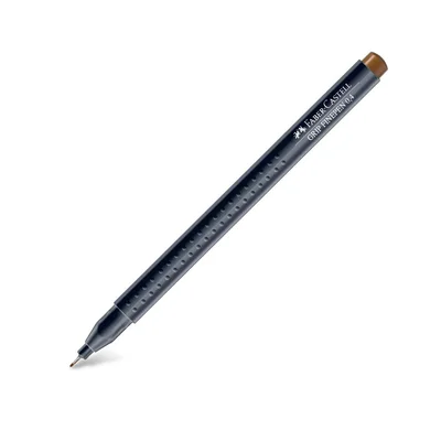 Faber-Castell Fineliner Grip, 0.4 mm, reddish brown