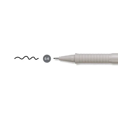 Faber-Castell Тънкописец Ecco Pigment, 0.6 mm, черен