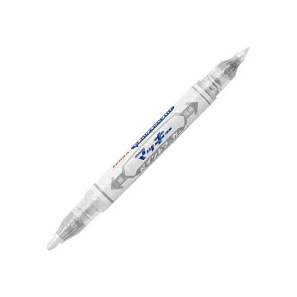 Zebra Fineliner Mckie Paint Extra Fine, permanent, double, 0.7-1.2 mm, silver