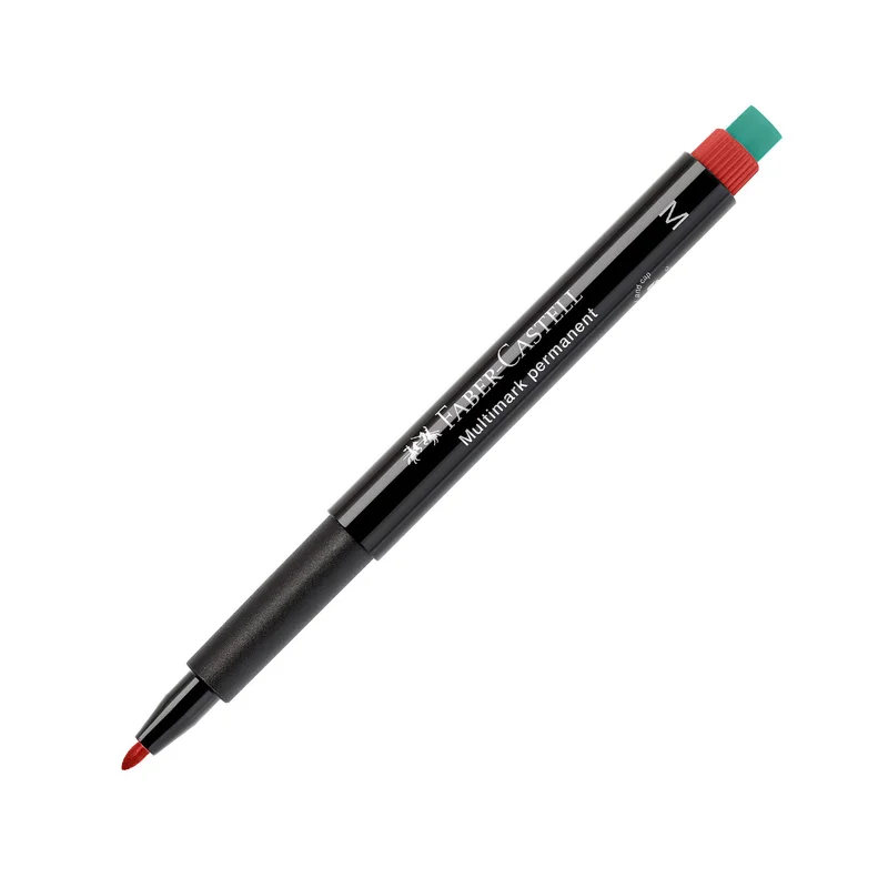 Faber-Castell Fineliner 1525 OHP M, permanent, 1.0 mm, red