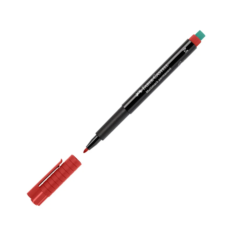 Faber-Castell Fineliner 1525 OHP M, permanent, 1.0 mm, red