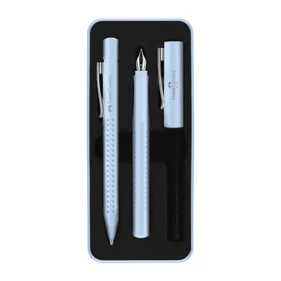 Faber-Castell Fountain pen and ballpoint Grip 2010, M, sky blue