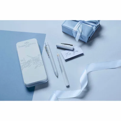 Faber-Castell Fountain pen and ballpoint Grip 2010, M, sky blue