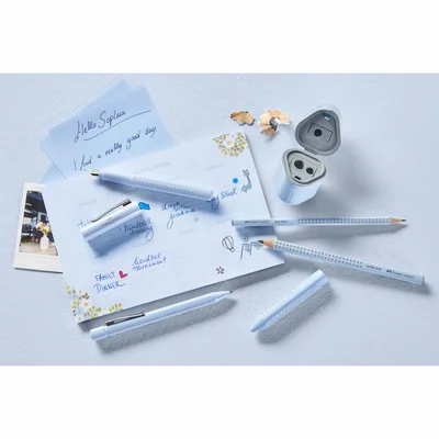 Faber-Castell Fountain pen and ballpoint Grip 2010, M, sky blue