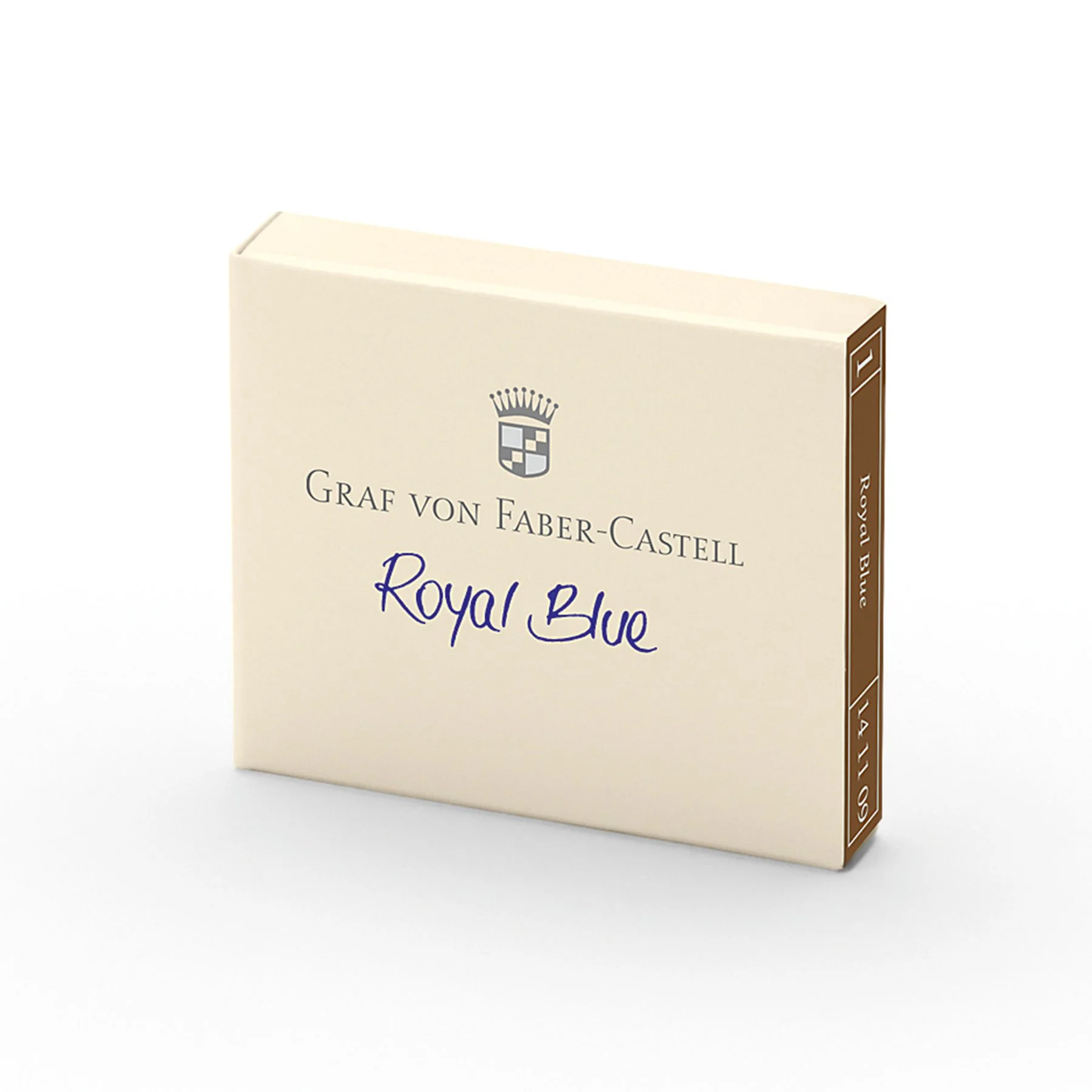 Graf von Faber-Castell Pen refill, royal blue ink, 6 pieces