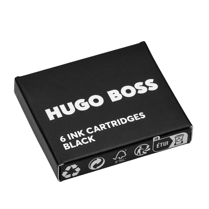 Hugo Boss Pen Refill, black, 6 pcs